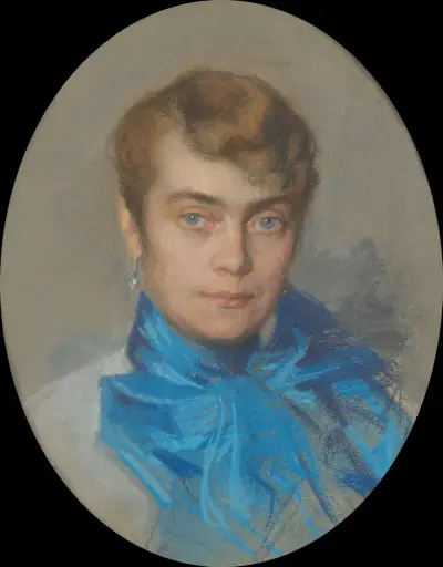 Hilda Österman av Bernhard Österman