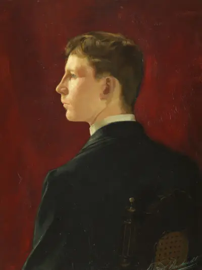 Selbstporträt, 1890 von Bernhard Österman