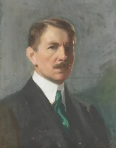 Självporträtt, 1899 av Bernhard Österman
