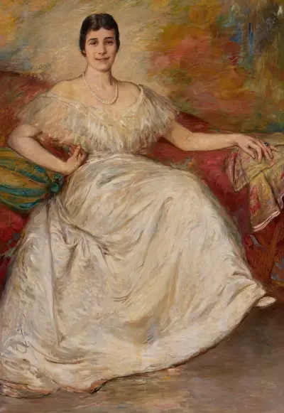 Portrait of a Lady – nr 2 av Bertha Wegmann