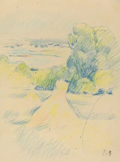 Landscape av Berthe Morisot
