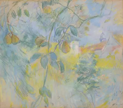 Les Poires av Berthe Morisot