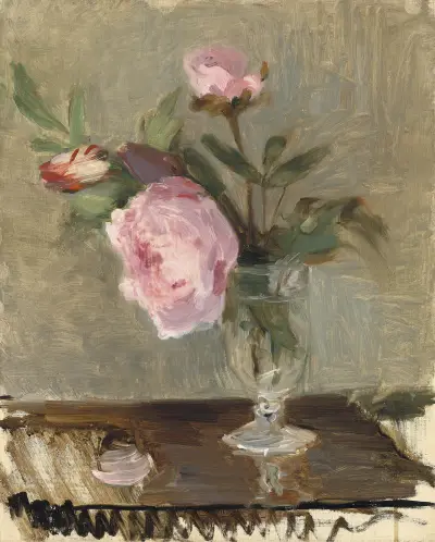 Peonies av Berthe Morisot