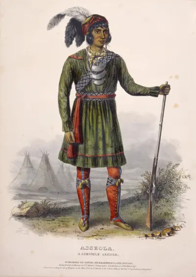 Asseola, A Seminole Leader av Charles Bird King