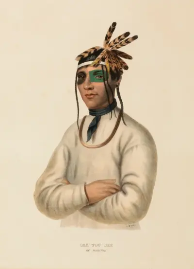 Caa-Tou-See. An Ojibway av Charles Bird King