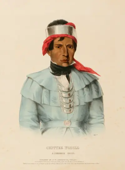 Chittee-Yoholo. En seminolehövding av Charles Bird King