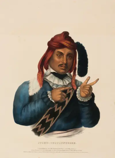 Itcho-Tustinnuggee av Charles Bird King