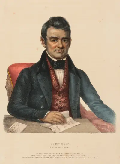 John Ross. A Cherokee Chief av Charles Bird King