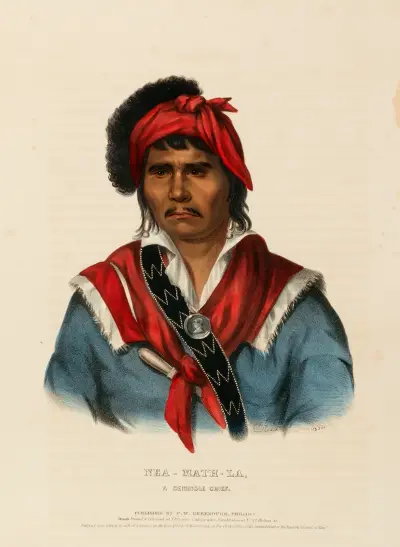 Nea-Math-La, A Seminole Chief av Charles Bird King