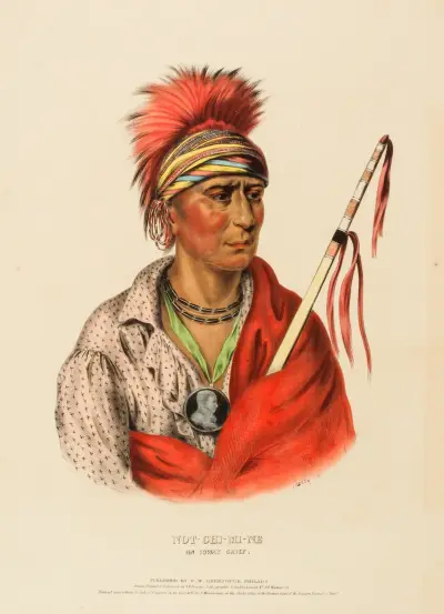 Not-Chi-Mi-Ne. An Ioway Chief av Charles Bird King