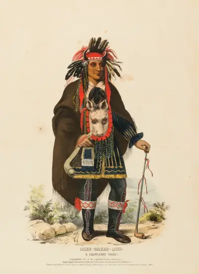 Okee-Makee-Quid. A Chippeway Chief av Charles Bird King