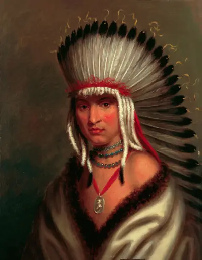 Petalesharro (Generous Chief), Pawnee av Charles Bird King