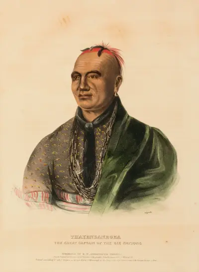 Thayendanegea. The Great Captain Of The Six Nations av Charles Bird King