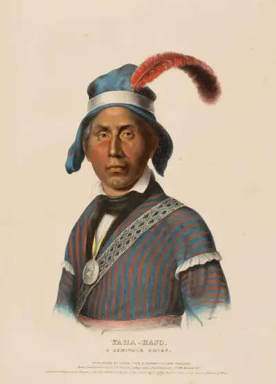 Yaha-Hajo. Ein Seminolen-Häuptling von Charles Bird King