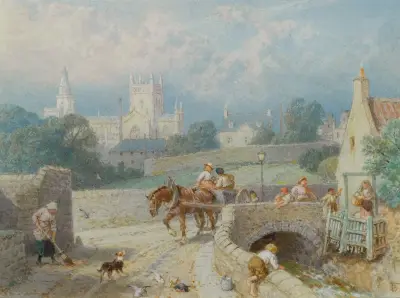 Dunfermline Abbey av Myles Birket Foster