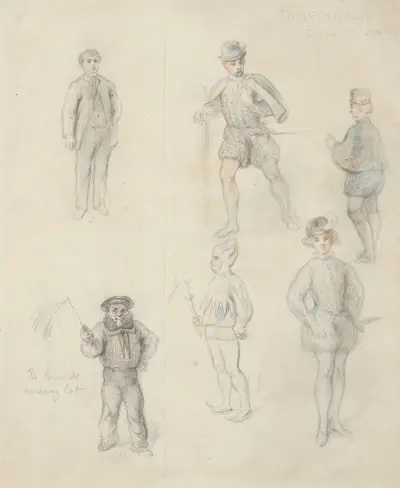 Twelfth night [six characters] av Myles Birket Foster