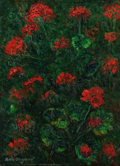 Geraniums av Boris Grigoriev