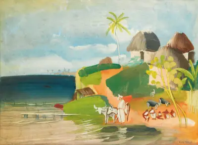 South American Landscape av Boris Grigoriev