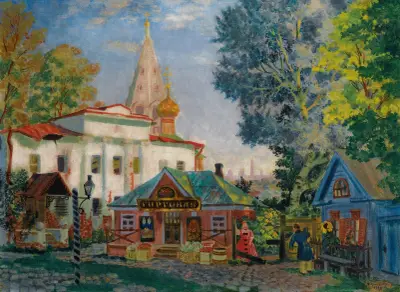 In The Provinces av Boris Kustodiev