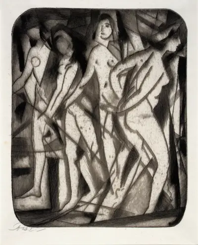 Andante, 1916 – Nr. 1 von Arthur Bowen Davies