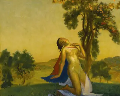 Breathing Sacrifice av Arthur Bowen Davies