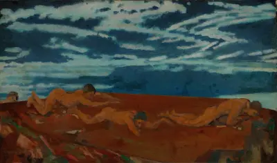 Earths Throat Edge av Arthur Bowen Davies