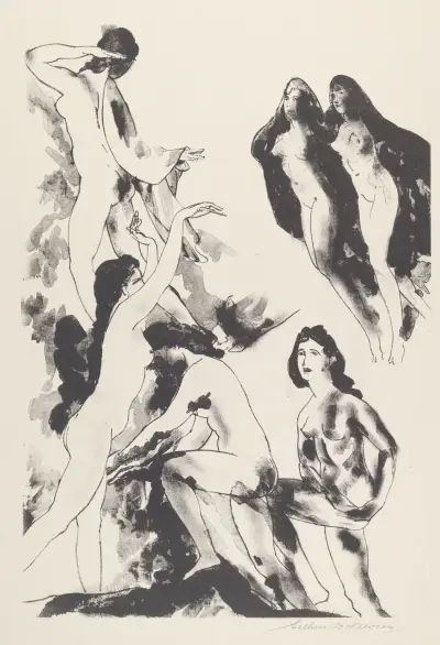 Free of Clouds, Arthur Bowen Davies