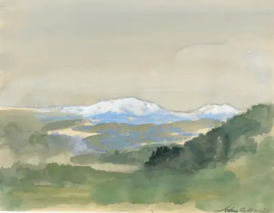 Landscape – nr 1 av Arthur Bowen Davies