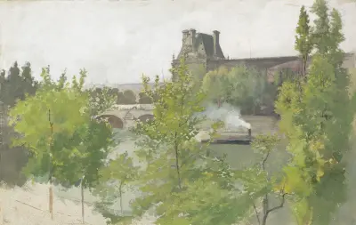 Louvre av Arthur Bowen Davies