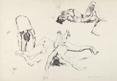 Men in Agony av Arthur Bowen Davies