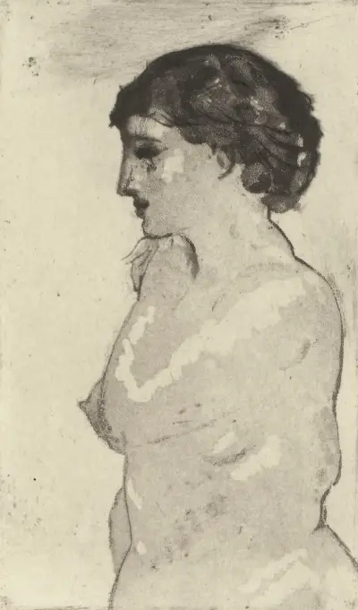 Pompejanischer Schleier von Arthur Bowen Davies