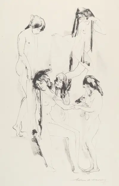 Stir of Shadowed Melodies av Arthur Bowen Davies