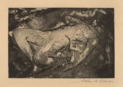 Tragisk figur av Arthur Bowen Davies