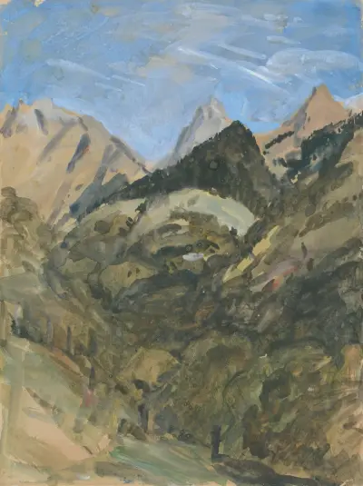 A Mountain View av Hercules Brabazon Brabazon