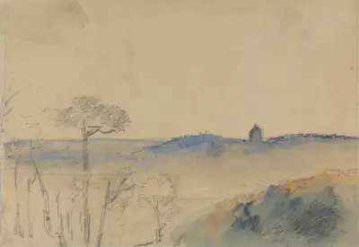 Rom från Monte Mario av Hercules Brabazon Brabazon