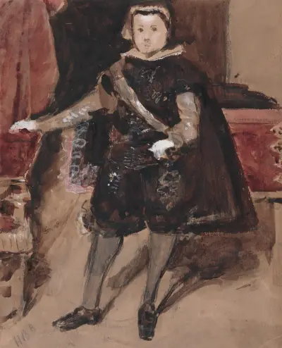 Spädbarnet Balthasar Carlos av Hercules Brabazon Brabazon