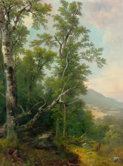 Studie av träd av Asher Brown Durand