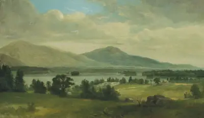 Sommar vid Lake George av Asher Brown Durand