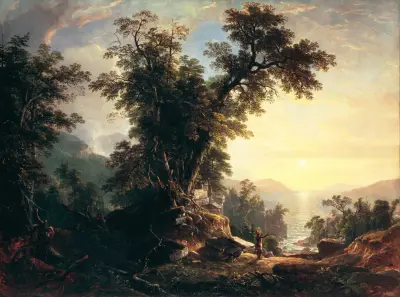 The Indian’s Vespers av Asher Brown Durand
