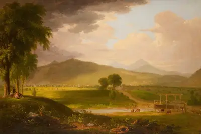 Utsikt över Rutland, Vermont av Asher Brown Durand