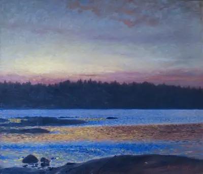 Morgon av Bruno Liljefors