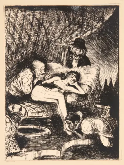 Susanna and the Elders av Bruno Schulz