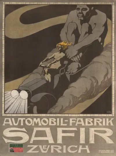 Automobil-Fabrik Safir Zürich av Burkhard Mangold