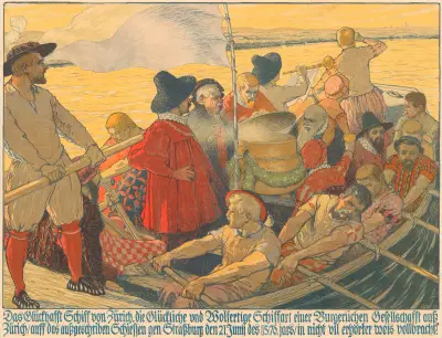 Das Glückhafft Schiff von Zürich av Burkhard Mangold