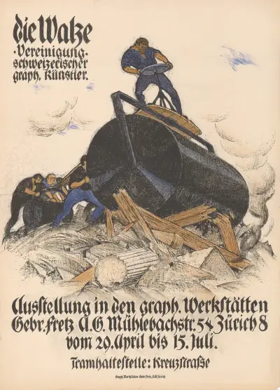 Die Walze – Vereinigung schweizerischer graph. Künstler av Burkhard Mangold