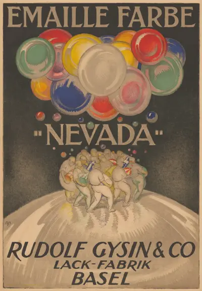 Emaille Farbe ‘Nevada’ – Rudolf Gysin & Co. av Burkhard Mangold