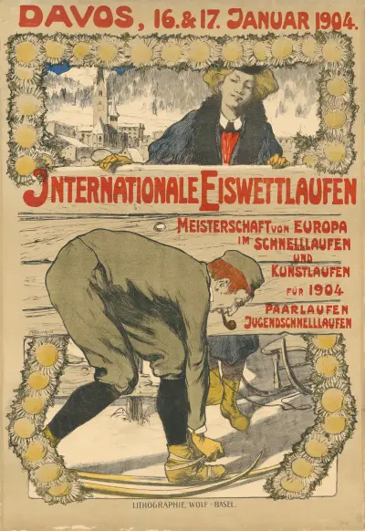 Internationella skridskotävlingen om Europamästerskapet av Burkhard Mangold