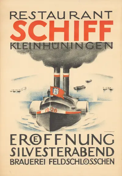 Restaurang Schiff Kleinhüningen av Burkhard Mangold