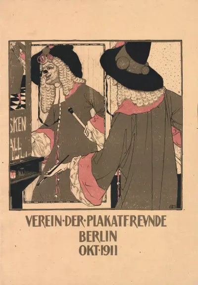 Föreningen för affischvänner – Berlin – oktober 1911 av Burkhard Mangold