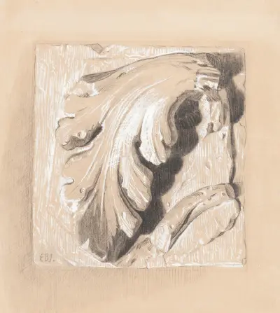 A Fragment from an Antique Frieze av Sir Edward Coley Burne-Jones